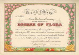 Degree of Flora